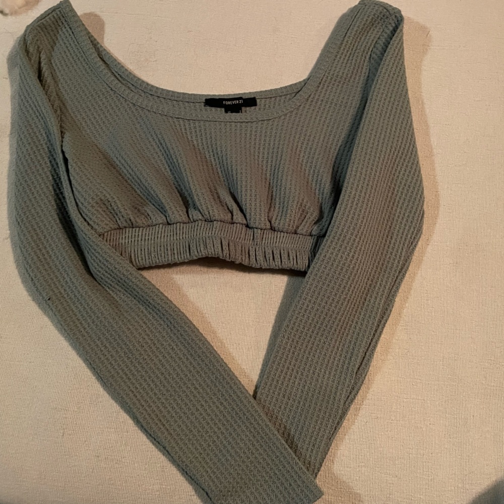 Forever 21 crop long sleeve